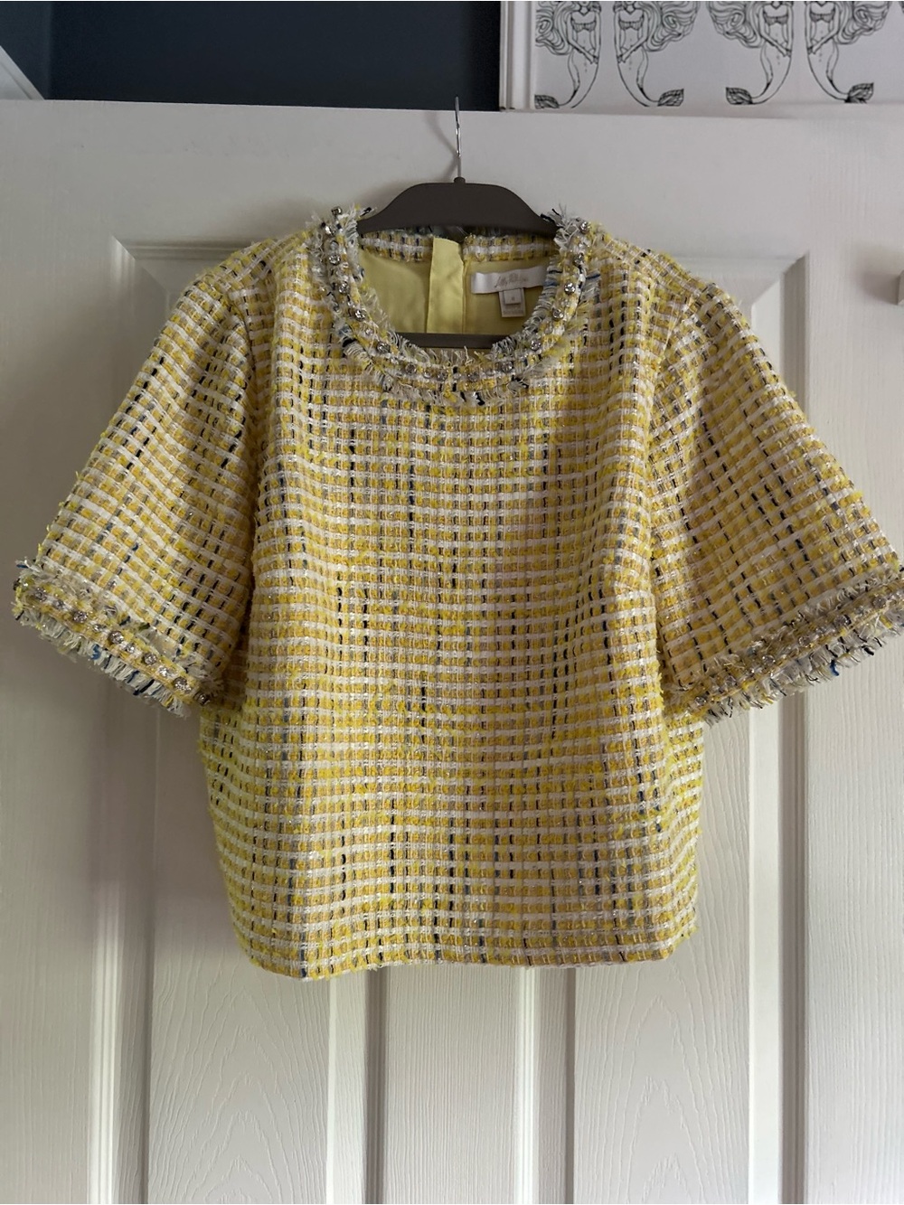 Lilly Pulitzer Folie Beaded Boucle Top - Picture 2 of 6